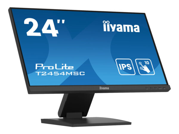 iiyama ProLite T2454MSC-B2AG Monitor PC 60,5 cm (23.8") 1920 x 1080 Pixel Full HD LED Touch screen Multi utente Nero