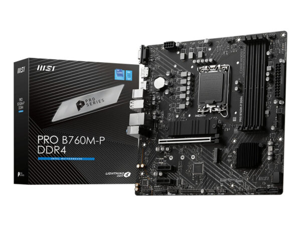 MSI PRO B760M-P DDR4 scheda madre Intel B760 LGA 1700 micro ATX