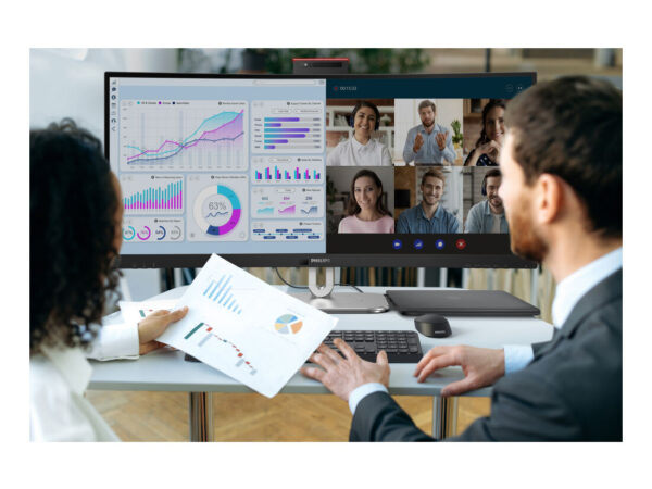 Philips 6000 series 34B2U6603CH/00 Monitor PC 86,4 cm (34") 3440 x 1440 Pixel Wide Quad HD LCD Grigio