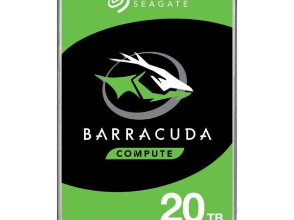 Seagate Barracuda 20TB disco rigido interno 7200 Giri/min 512 MB 3.5" SATA