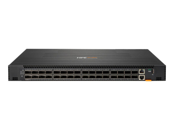 HPE Aruba Networking CX 8325-32C 32p 100G QSFP+/QSFP28 Back-to-Front 6 Fans 2 Power Supply Bundle