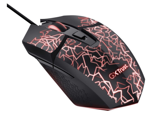 Trust GXT 113 Felox mouse Gaming Mano destra USB tipo A Ottico 6400 DPI