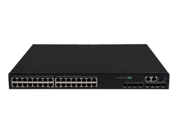 HPE Networking Comware Switch 32p 10M/100M/1G PoE8 4p SFP+ 1G/10G 4p SFP28 10G/25G 1-slot 5550HI