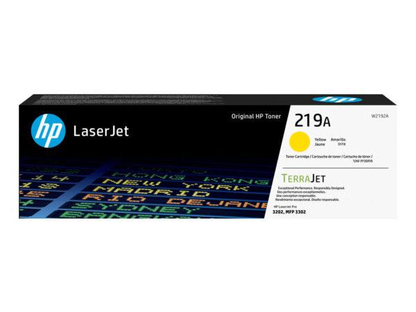 HP Cartuccia toner originale LaserJet 219A giallo