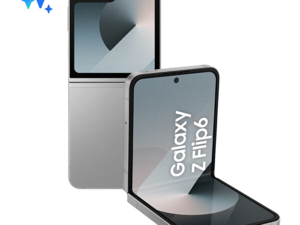 Samsung Galaxy Z Flip6 Smartphone AI, 512GB, RAM 12GB, Display 3,4" SAMOLED/6,7" Dynamic AMOLED 2X, Silver Shadow