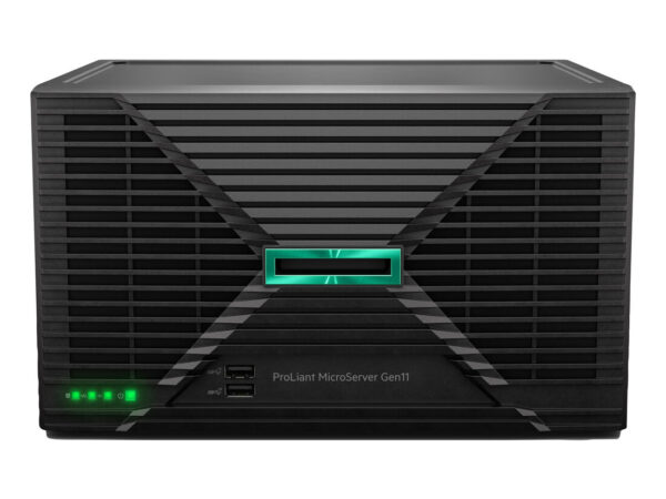 HPE ProLiant MicroServer Gen11 E-2414 2.6GHz 4-core 1P 16GB-U VROC 4LFF-NHP 180W External PS Server