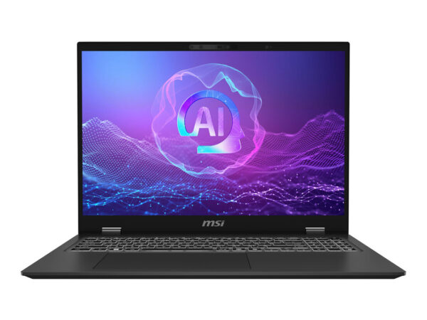 MSI PrestigePro 16 AI B2HVEG-255IT Intel Core Ultra 7 255H Computer portatile 40,6 cm (16") Quad HD+ 32 GB LPDDR5x-SDRAM 1 TB SSD NVIDIA GeForce RTX 4050 Wi-Fi 7 (802.11be) Windows 11 Home Grigio