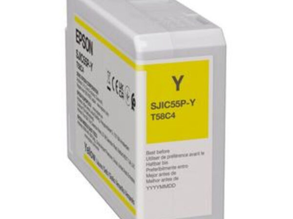 Epson SJIC55(Y) cartuccia d'inchiostro 1 pz Originale Giallo