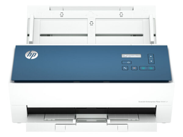 HP ScanJet Enterprise Flow 9000 s1 Scanner con ADF + alimentatore di fogli 600 x 600 DPI A3 Blu, Bianco