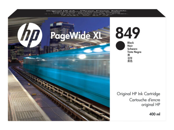 HP Cartuccia di inchiostro nero PageWide XL 849 da 400 ml
