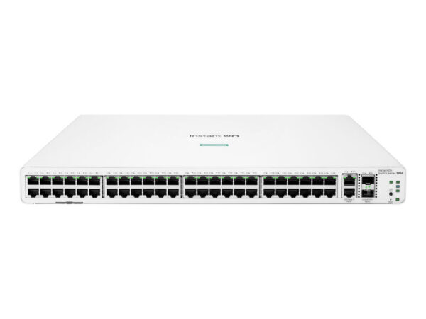 HPE Aruba Networking Networking Instant On Switch 48p Gigabit 2p 10GBT 2p SFP+ 1960