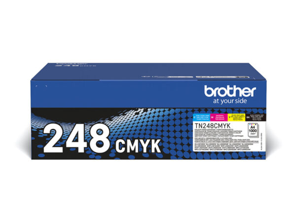 Brother TN-248VAL cartuccia toner 4 pz Originale Nero, Ciano, Magenta, Giallo