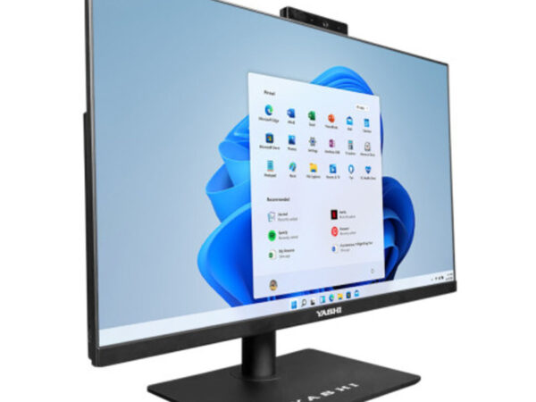 YASHI AY24803 All-in-One PC Intel Core i5 i5-12450H 60,5 cm (23.8") 1920 x 1080 Pixel PC All-in-one 16 GB DDR4-SDRAM 512 GB SSD Windows 11 Pro Wi-Fi 6 (802.11ax) Nero