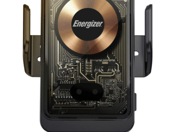 Energizer ECA008 Caricabatterie per dispositivi mobili Smartphone Nero USB Carica wireless Auto