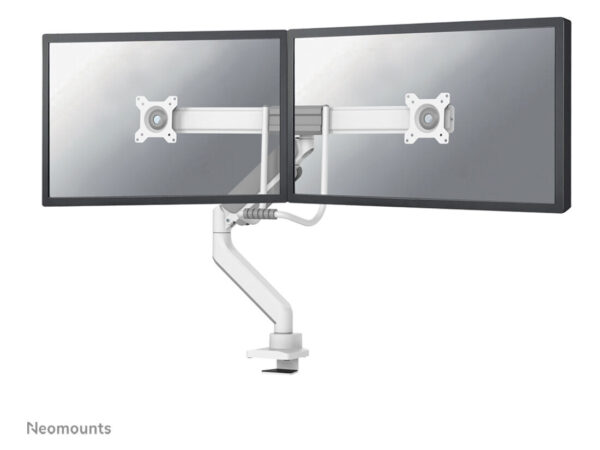 Neomounts DS75-450WH2 Braccio per monitor 17-32" - molla a gas - Topfix - 180°-stop