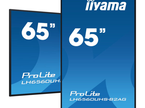 iiyama LH6560UHS-B2AG visualizzatore di messaggi Pannello A digitale 165,1 cm (65") LED Wi-Fi 500 cd/m² 4K Ultra HD Nero Processore integrato Android 11 24/7