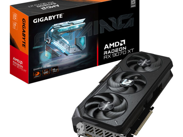 GIGABYTE Radeon RX 9070 XT GAMING OC 16G Scheda Grafica - 16 GB GDDR6, 256 bit, PCI-E 5.0, 3060 MHz Frequenza Base, 2 x DisplayPort, 2 x HDMI, GV-R9070XTGAMING OC-16GD