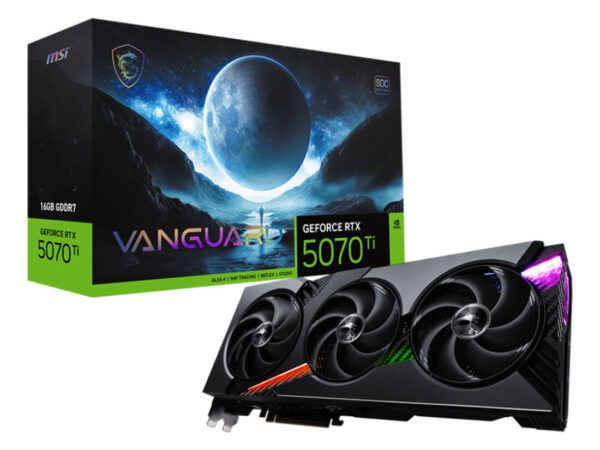 MSI GeForce RTX 5070 Ti 16G VANGUARD SOC NVIDIA 16 GB GDDR7