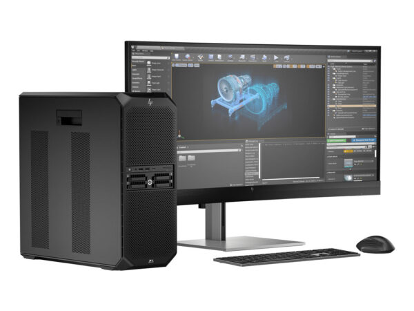 HP Z6 G5 A AMD Ryzen Threadripper PRO 7955WX 64 GB DDR5-SDRAM 2 TB SSD Windows 11 Pro Tower Stazione di lavoro AI Workstation Nero