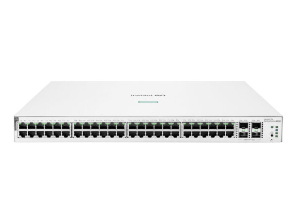 HPE Aruba Networking Networking Instant On Switch 48p Gigabit CL4 PoE 4p SFP+ 370W 1930