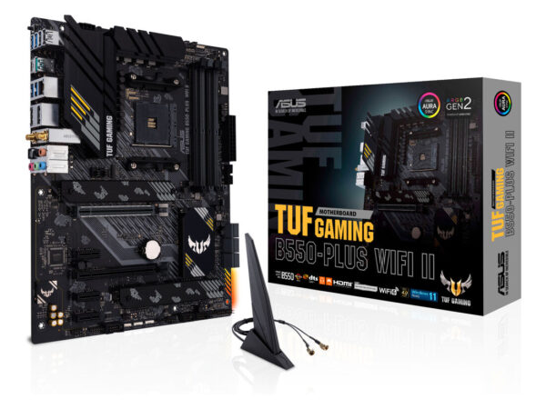 ASUS TUF GAMING B550-PLUS WIFI II AMD B550 Socket AM4 ATX