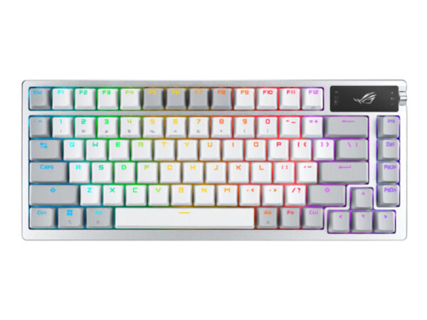 ASUS ROG Azoth tastiera Gaming USB + RF Wireless + Bluetooth QWERTY Italiano Bianco