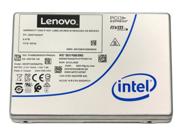Lenovo P5620 2.5" 1,6 TB PCI Express 4.0 NVMe TLC 3D NAND