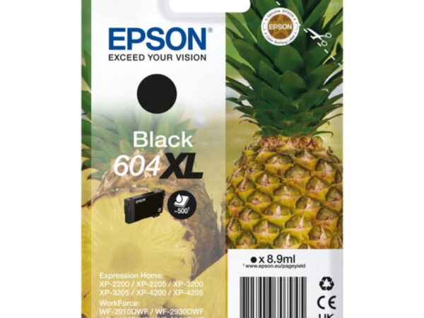 Epson 604XL cartuccia d'inchiostro 1 pz Originale Resa elevata (XL) Nero