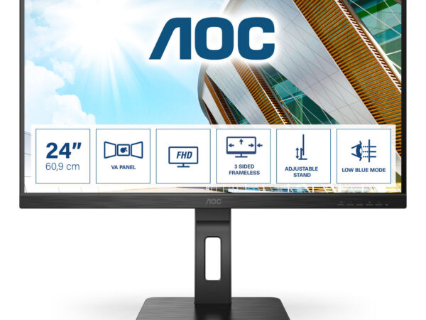 AOC P2 24P2QM LED display 60,5 cm (23.8") 1920 x 1080 Pixel Full HD Nero