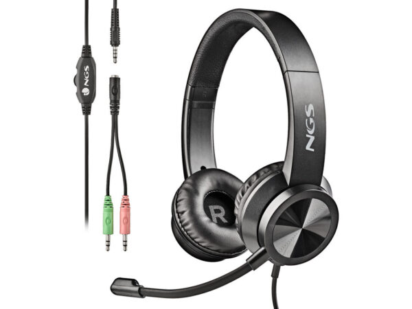 NGS MSX 11 PRO Auricolare Cablato A Padiglione Giocare Nero