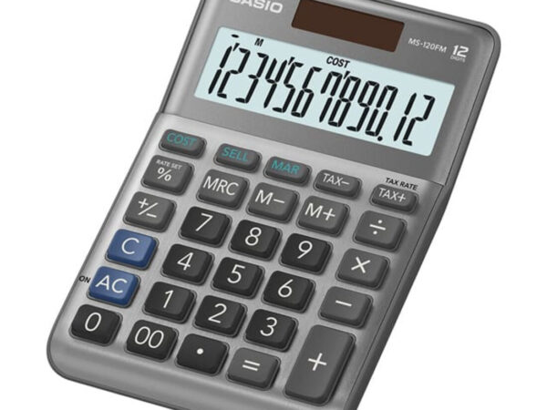 Casio MS-120FM calcolatrice Desktop Calcolatrice di base Nero