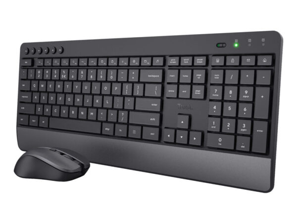 Trust Trezo tastiera Mouse incluso Universale RF Wireless QWERTY Italiano Nero