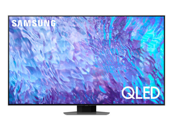 Samsung Series 8 TV QE98Q80CATXZT QLED 4K, Smart TV 98" Processore Neural Quantum 4K, SuperSlim Design, Carbon Silver 2023