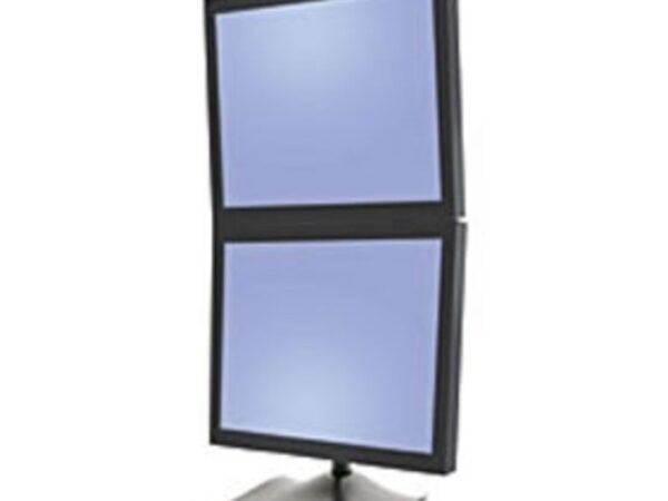 Ergotron DS Series DS100 Dual Monitor Desk Stand, Vertical 61 cm (24") Scrivania Nero