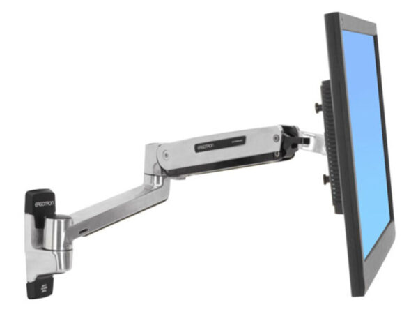 Ergotron LX Sit-Stand Wall Mount LCD Arm 106,7 cm (42") Parete Acciaio inox