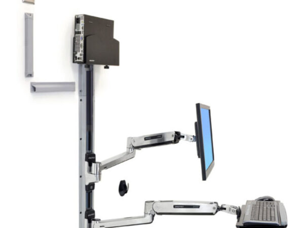 Ergotron 45-359-026 Supporti a parete per TV 106,7 cm (42") Argento