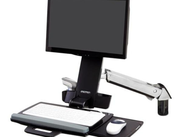 Ergotron Styleview Sit-Stand Combo Arm 61 cm (24") Parete Alluminio