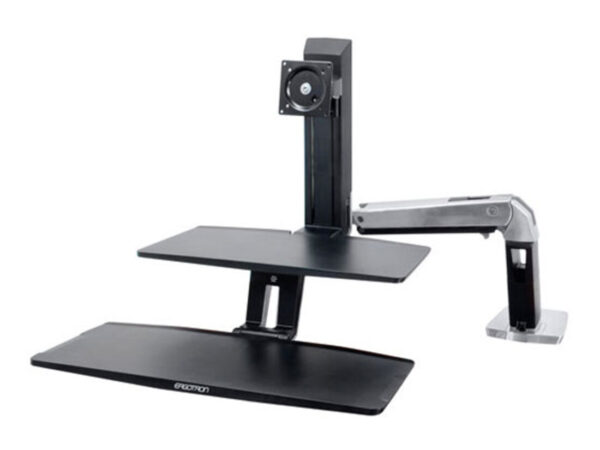 Ergotron WorkFit -A 61 cm (24") Scrivania Nero