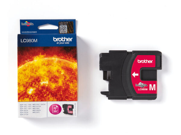 Brother LC980M cartuccia d'inchiostro 1 pz Originale Magenta