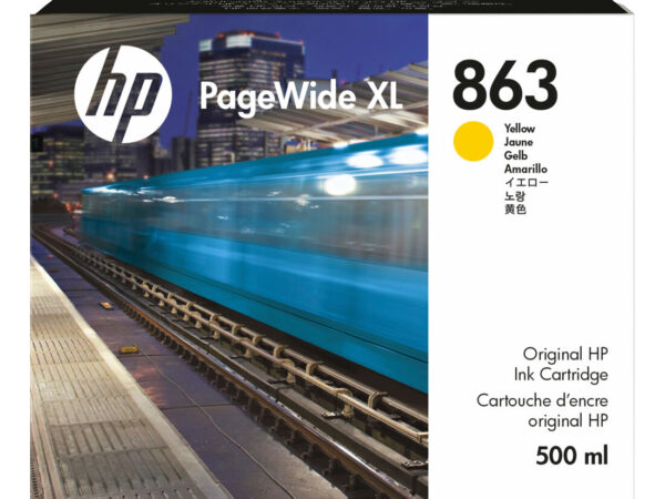 HP Cartuccia di inchiostro 863 PageWide XL giallo da 500 ml