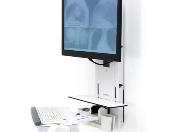 Ergotron 61-080-062 Supporti a parete per TV 61 cm (24") Bianco