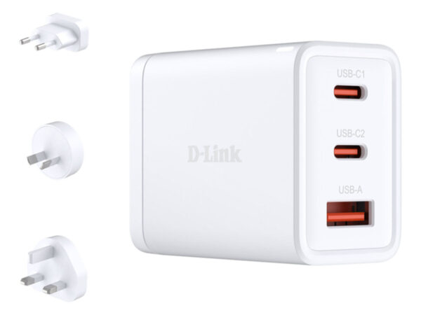 D-Link DCP-651 Caricabatterie per dispositivi mobili Universale Bianco AC Ricarica rapida Interno