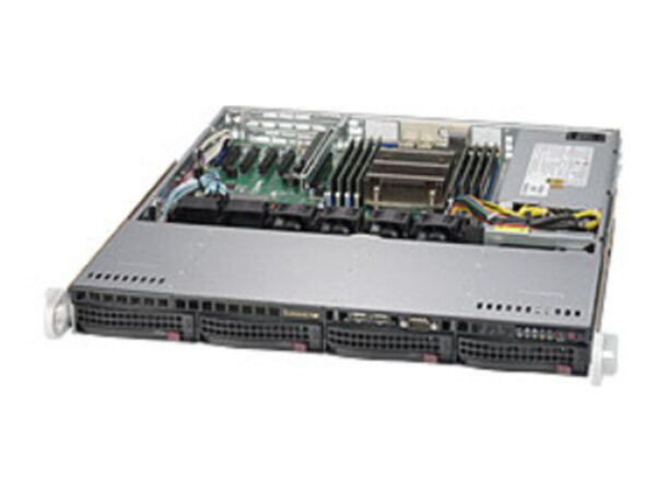Supermicro SuperServer 5018R-M Rack (1U), - Nero, Grigio Intel C612 LGA 2011 (Socket R)