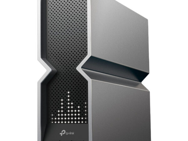TP-Link Archer BE800 router wireless Multi-Gigabit Ethernet Tri-band (2,4 GHz/5 GHz/6 GHz) Nero, Acciaio inox
