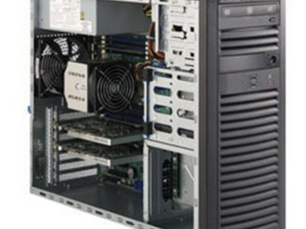 Supermicro SYS-5038A-I barebone per PC/stazione di lavoro Midi-Tower Nero LGA 2011 (Socket R)