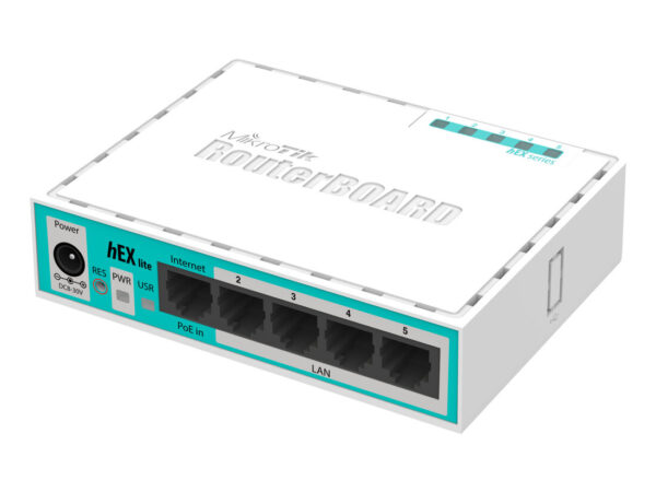 Mikrotik hEX lite router cablato Bianco