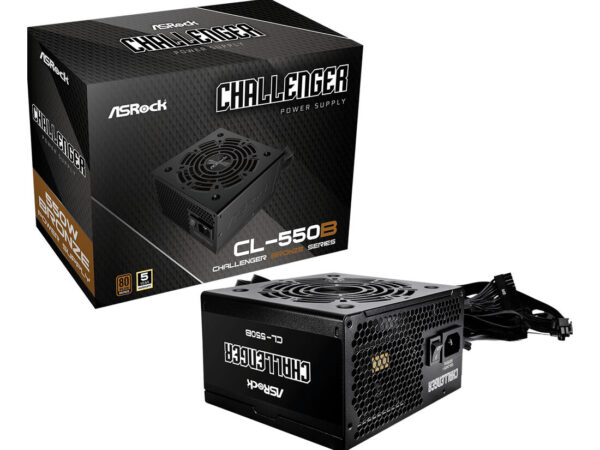 Asrock CL-550B Challenger alimentatore per computer 550 W 20+4 pin ATX ATX Nero