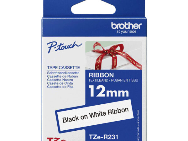 Brother TZE-R231 nastro per etichettatrice Nero su bianco