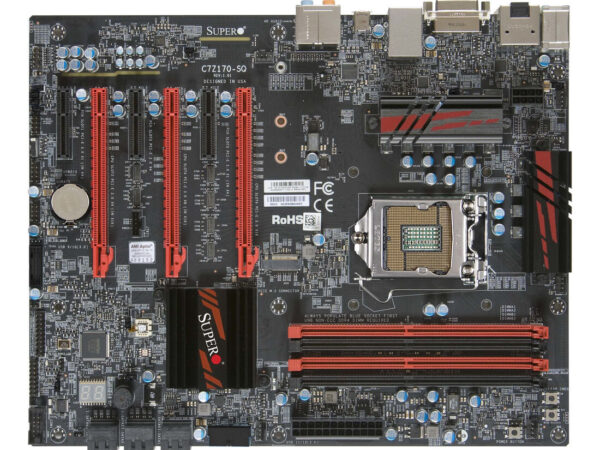 Supermicro C7Z170-SQ Intel Z170 LGA 1151 (Socket H4) ATX