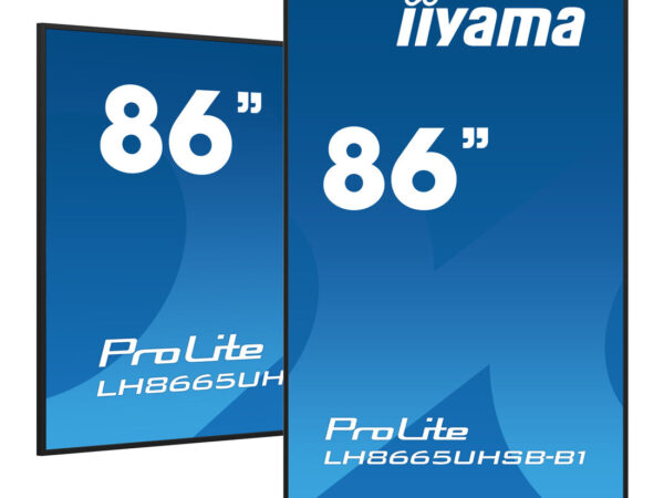 iiyama LH8665UHSB-B1 visualizzatore di messaggi Design chiosco 2,18 m (86") LED Wi-Fi 800 cd/m² 4K Ultra HD Nero Processore integrato Android 11 24/7